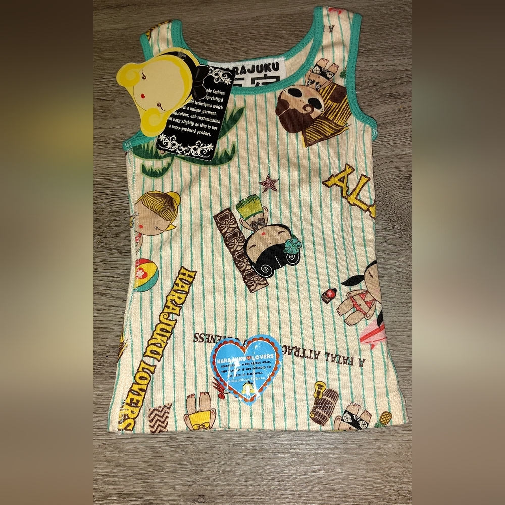 Harajuku Lovers Aloha Graphic Tank Size 2